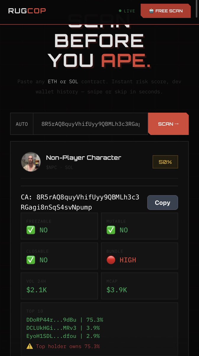RugCopBot tweet media