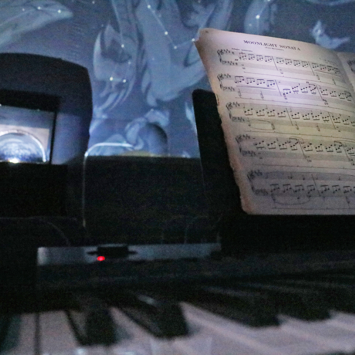 Teaser photos for a brand-new dome program in the works for later this year.... More to come! #planetarium #portableplanetarium #adastra #moonlightsonata #musicunderthestars