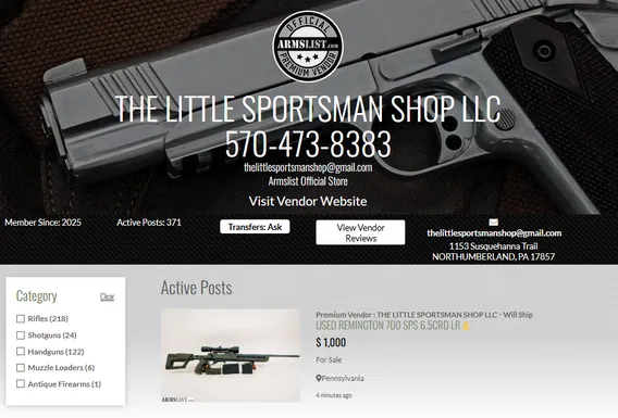 ARMSLIST.com tweet media