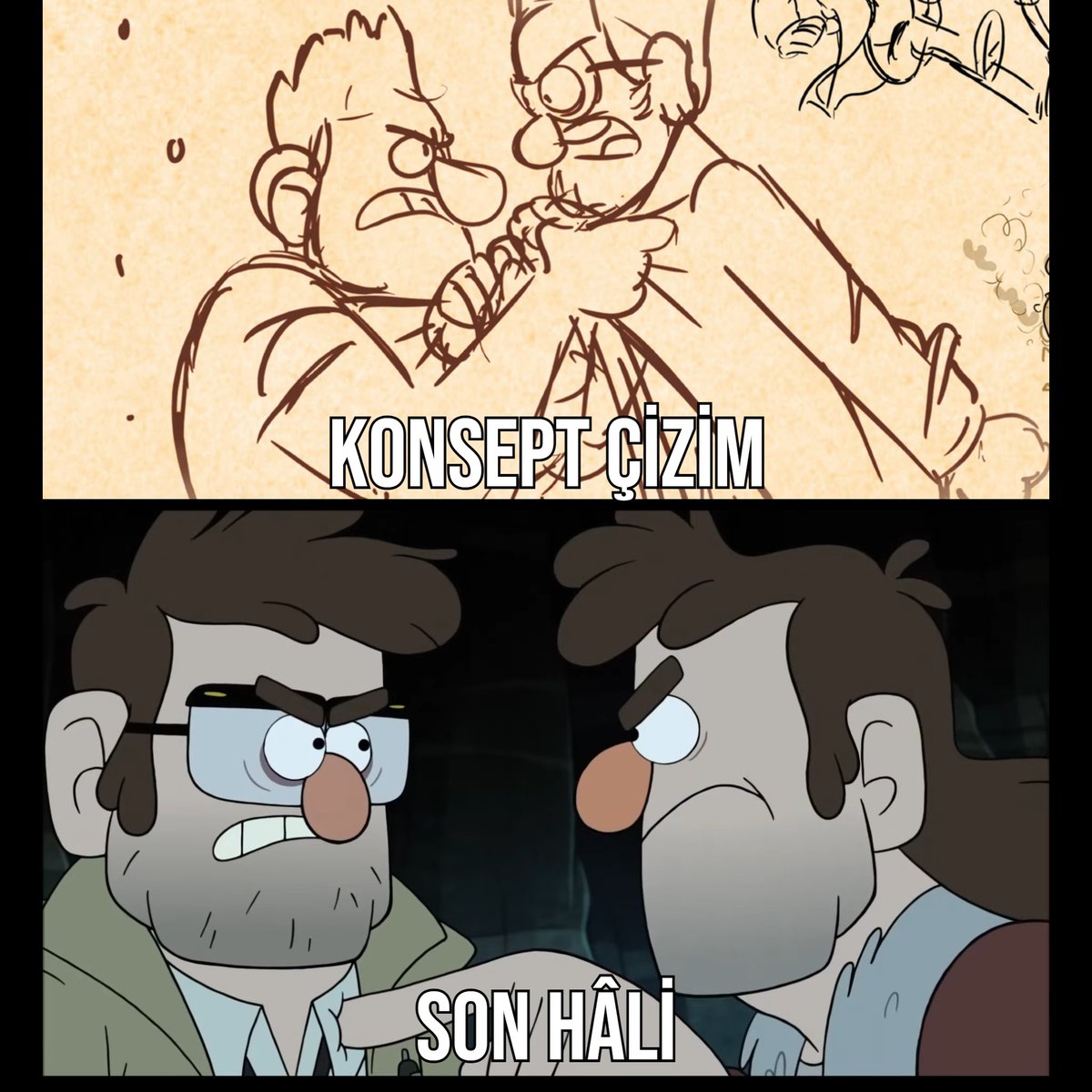 Esrarengiz Kasaba'nın yaratıcısı Alex Hirsch, serinin yeni kitabı "The Art of Gravity Falls" için konsept bir çizim yayınladı!

"The Art of Gravity Falls", dizinin yapım sürecinde daha önceden paylaşılmayan konsept tasarımları, karakter çizimlerini ve yaratıcı notlarını içeriyor.