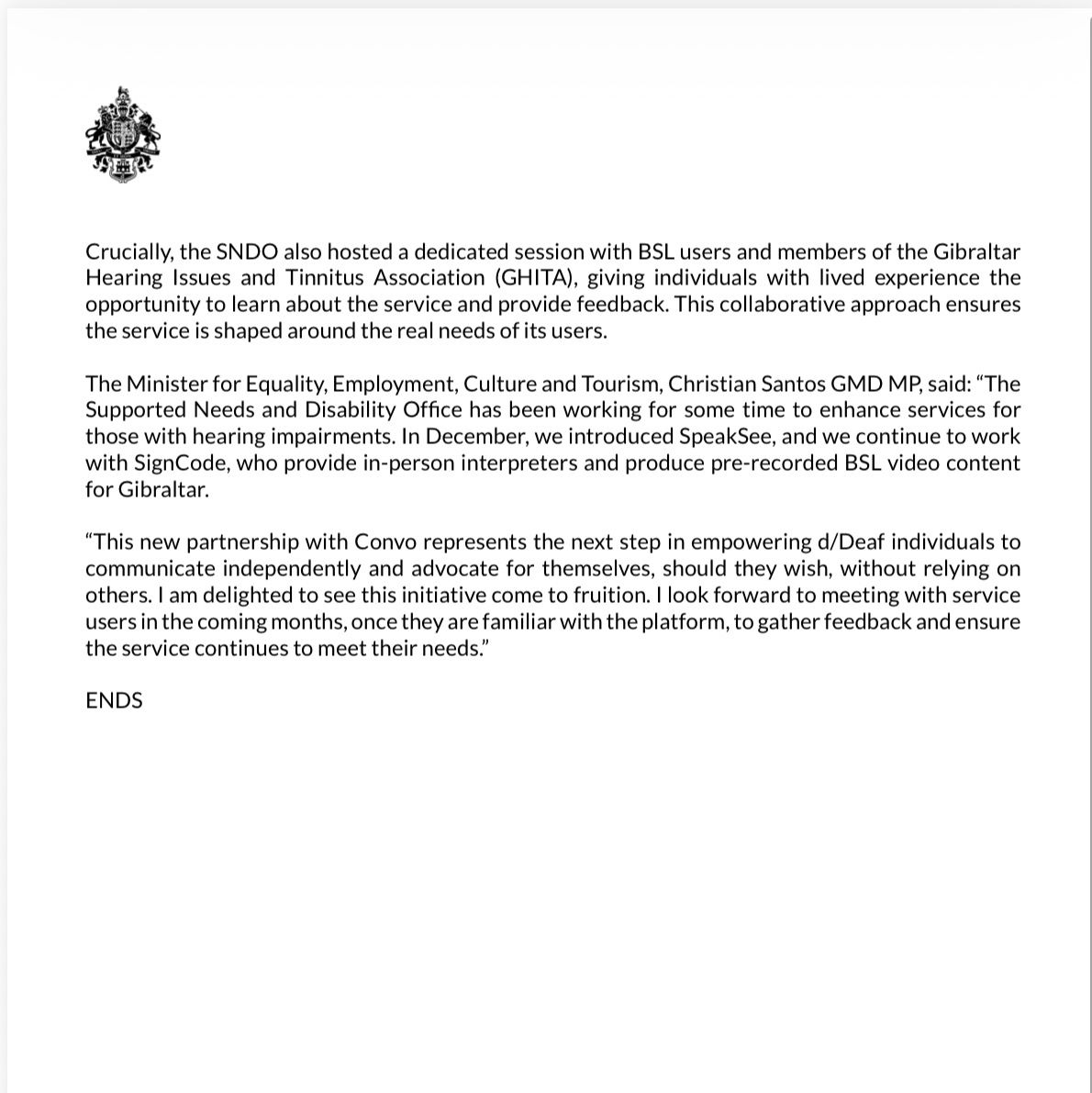 Gibraltar Hearing Issues & Tinnitus Assocation tweet media