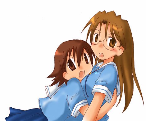 Mizuhara Koyomi x Takino Tomo [Azumanga Daioh] by Unknown Artist (2008)