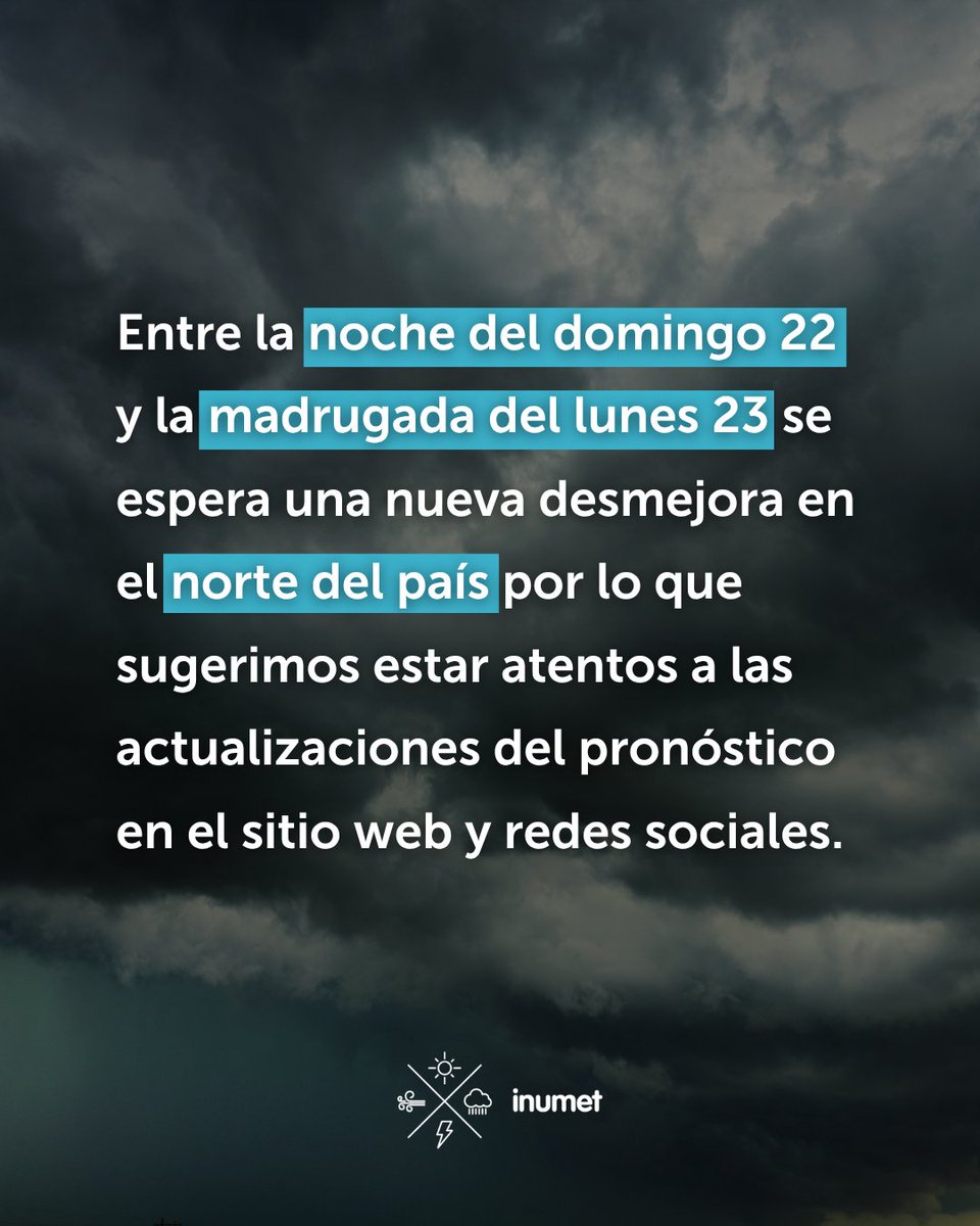 Instituto Uruguayo de Meteorología tweet media