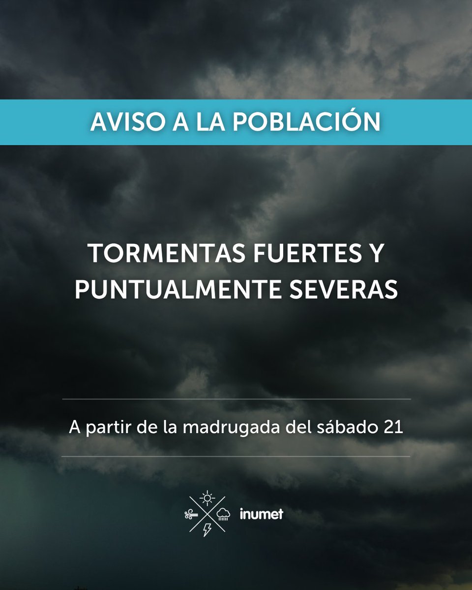 Instituto Uruguayo de Meteorología tweet media