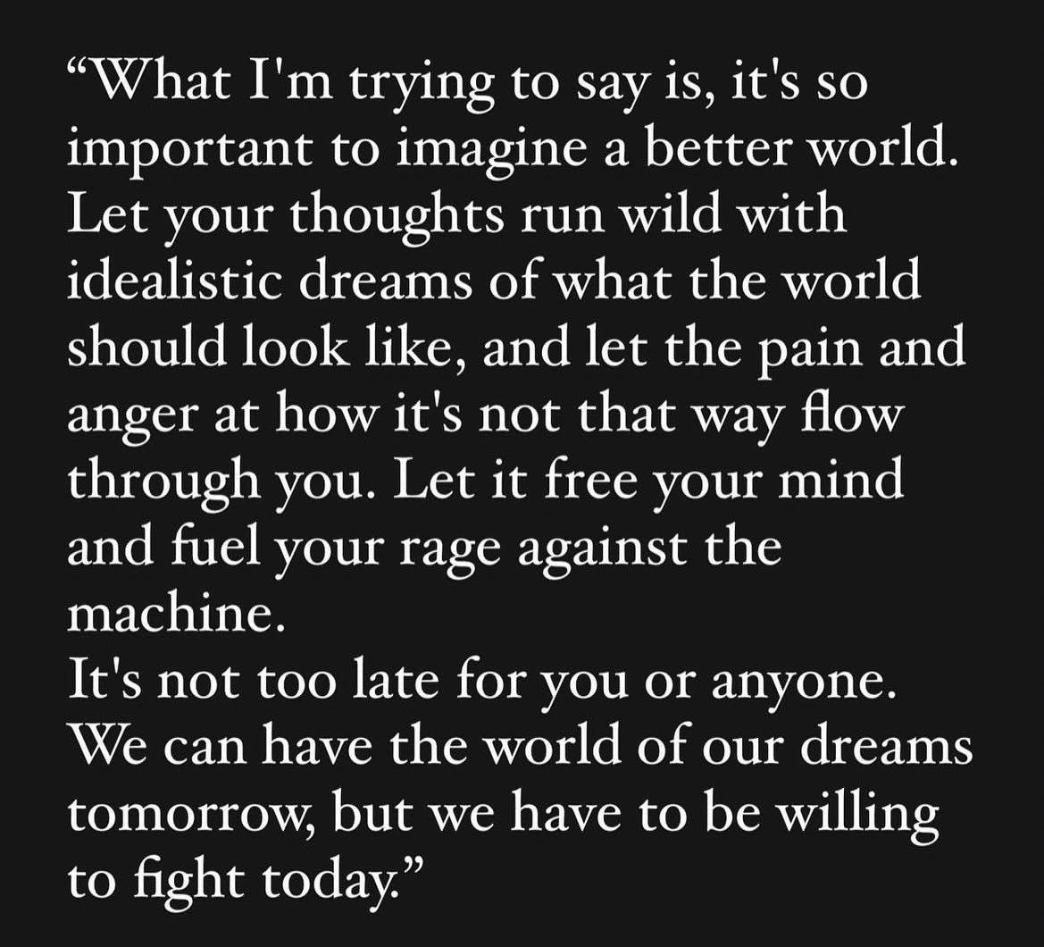 I go back to this Aaron Swartz quote every time despair with the world begins to creep in.