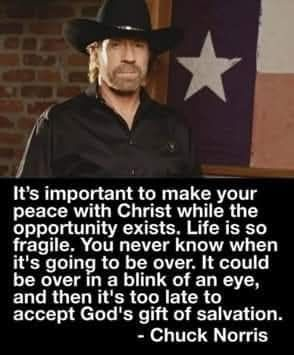 Chuck Norris doesn't die, he just relocates
#chucknorris