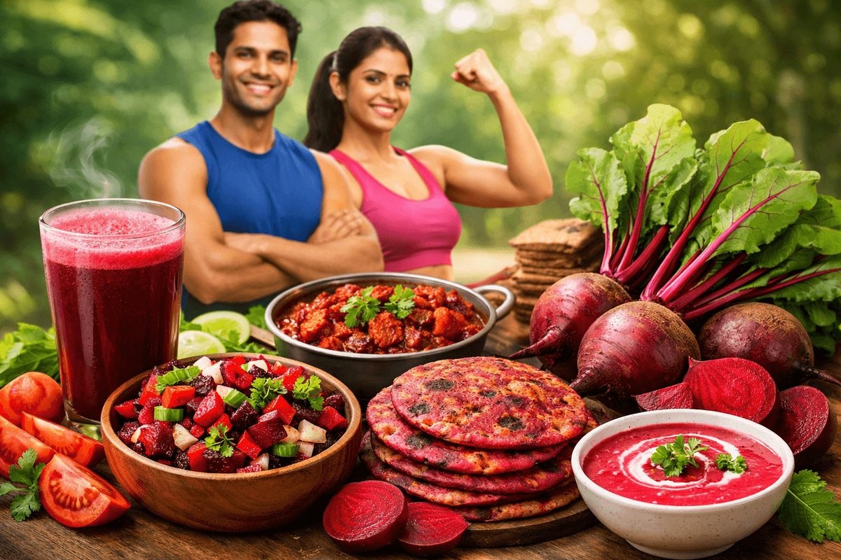 चुकंदर एक सुपरफूड है जो खून बढ़ाने, इम्यूनिटी मजबूत करने और दिल को स्वस्थ रखने में मदद करता है। जानिए इसे रोज़ाना खाने में शामिल करने के 5 आसान तरीके #चुकंदर #HealthyDiet #Superfood #HealthTips #HindiGlobalNews
@HealthIndia 👇👇👇
hindiglobalnews24.blogspot.com/2026/03/chukan…