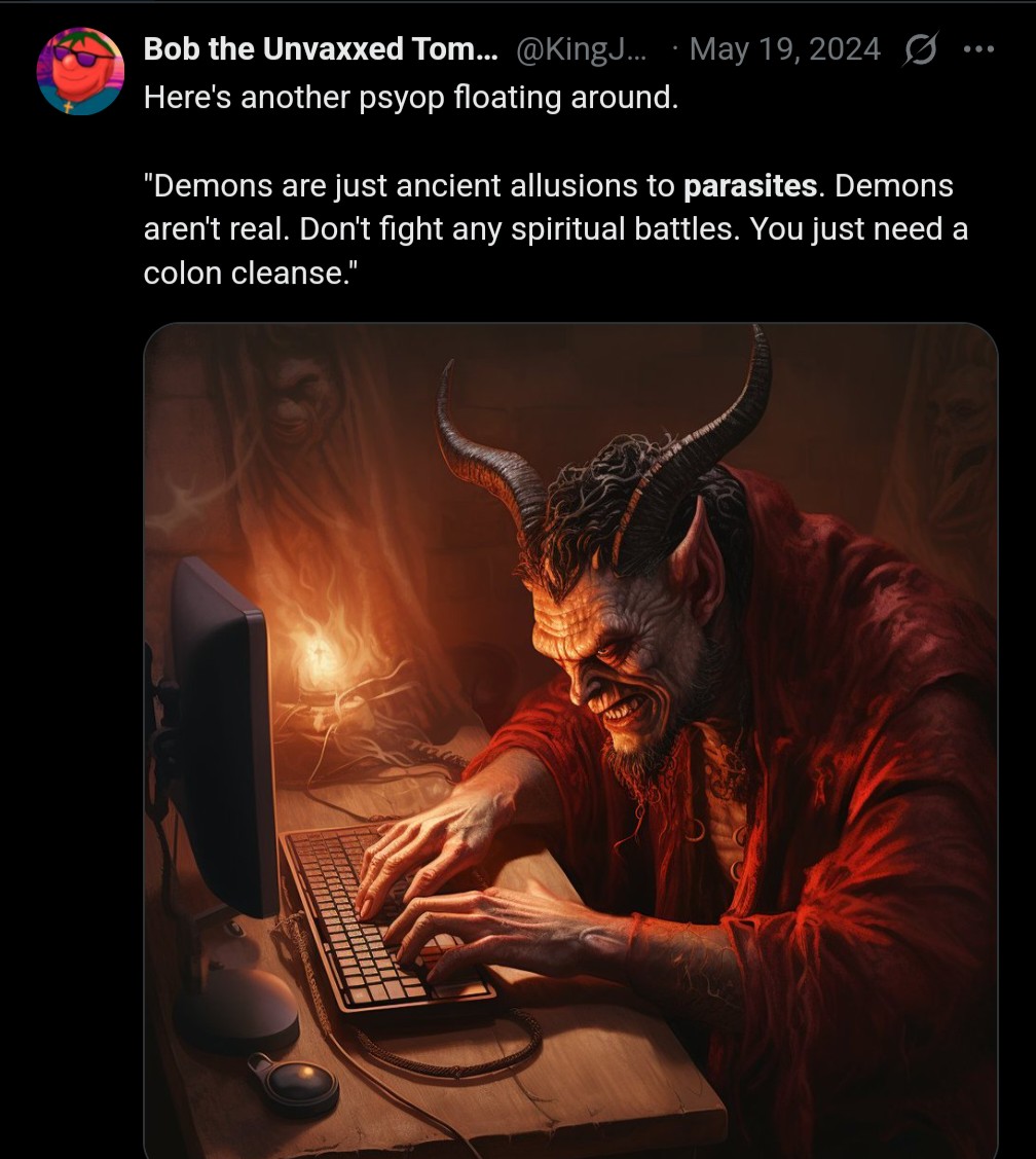 Bob the Unvaxxed Tomato ✝️🪔🕊 tweet media