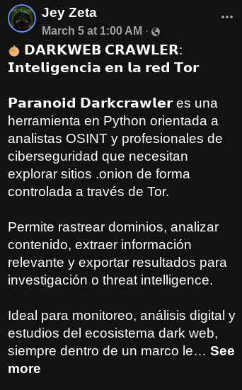 ParanoidS3c's tweet photo. I leave you the links.

Stay paranoid.

https://t.co/5FsTWfSHVr

https://t.co/C8DsCARGom https://t.co/Qa6wCd3zW6
