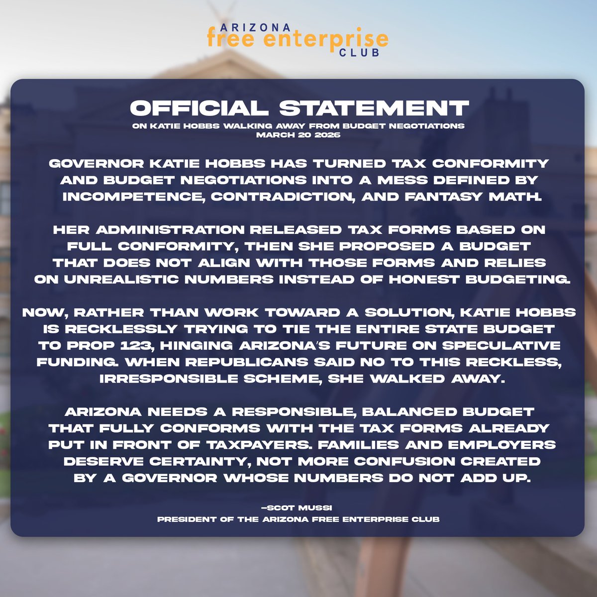 Arizona Free Enterprise Club tweet media