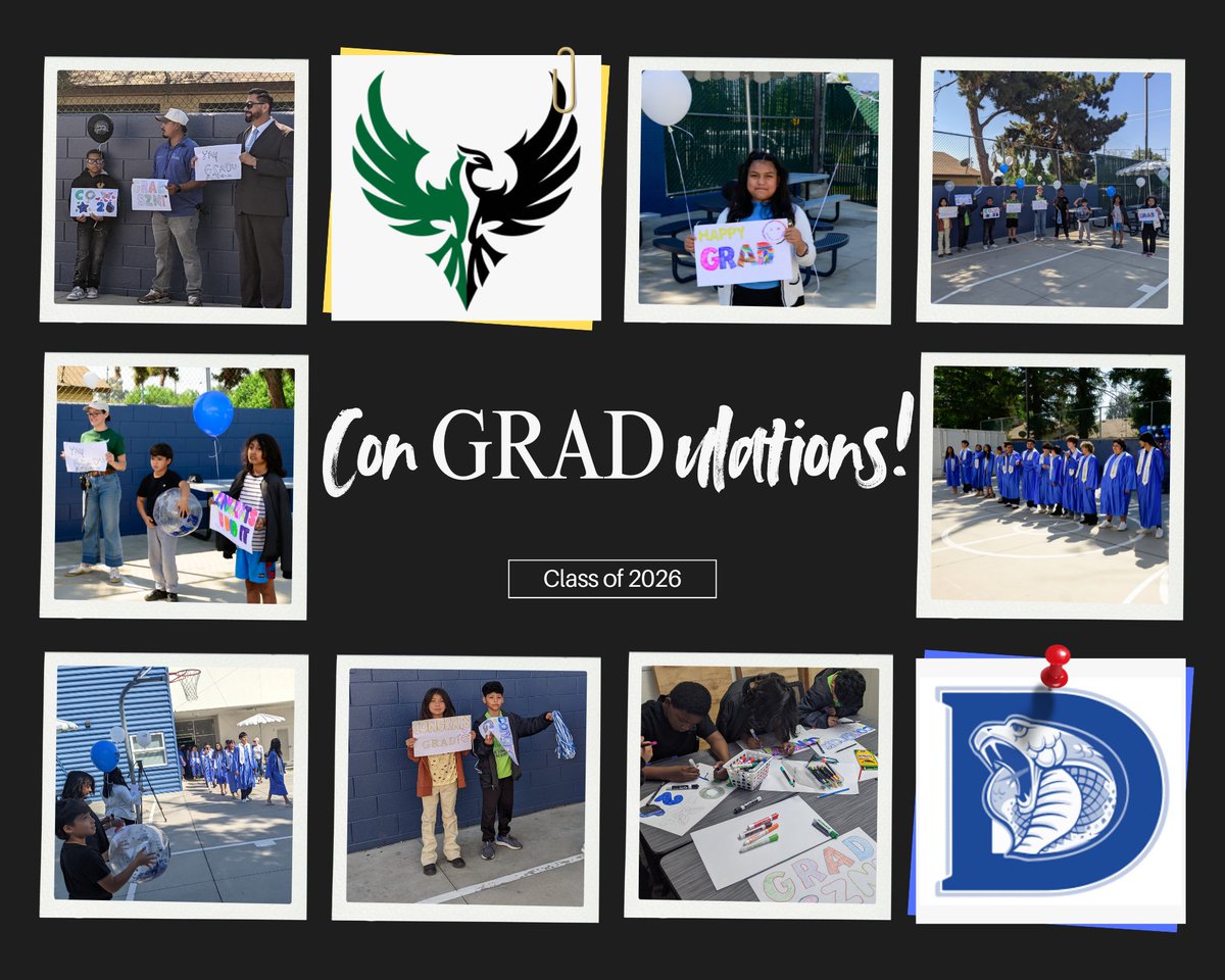 Our 5th grade students volunteered at DeWolf's Grad Walk today! We are so proud of the Cobras' hard work, and have loved getting to know them this year!