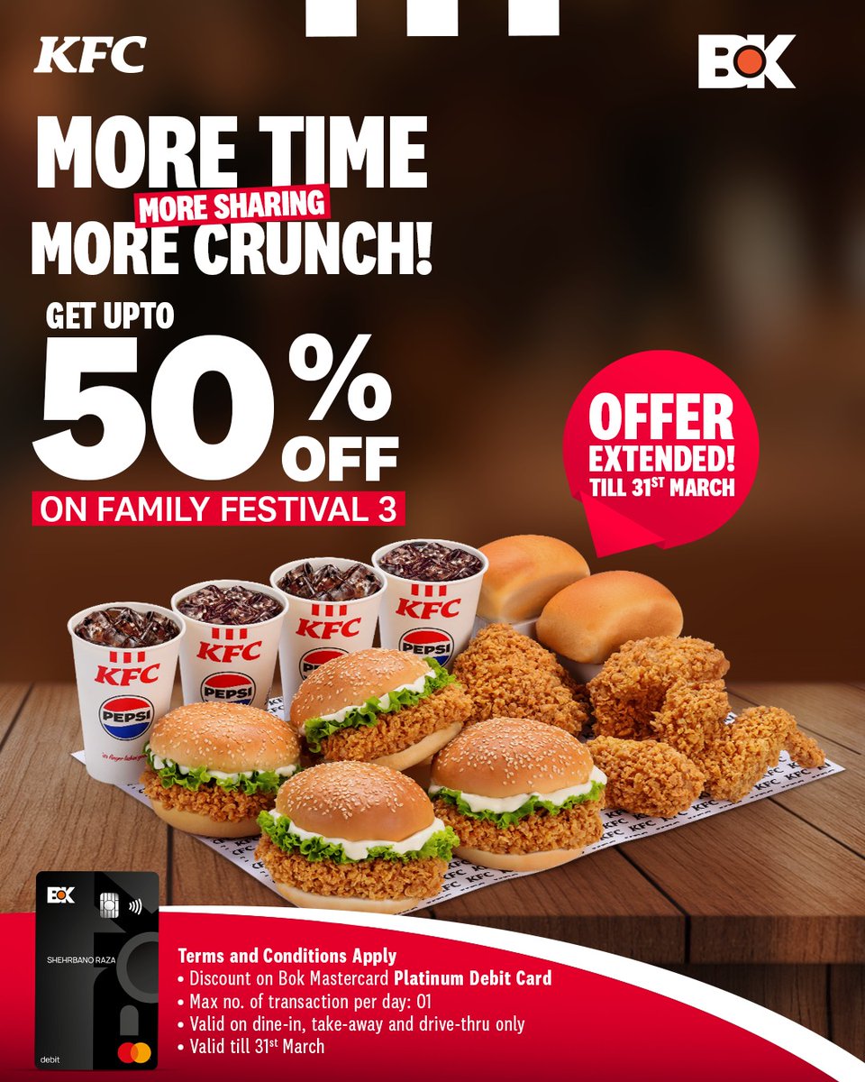 KFC Pakistan tweet media