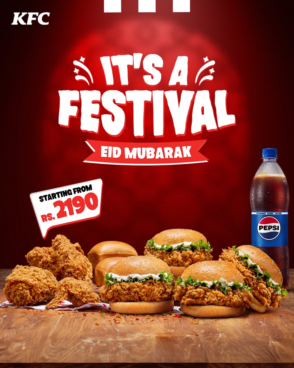 KFC Pakistan tweet media