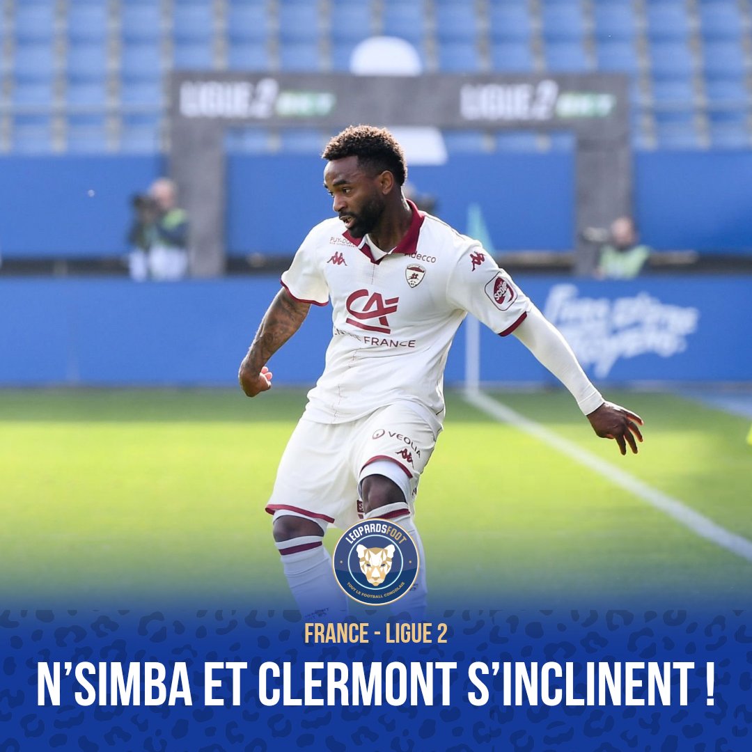 leopardsfoot's tweet photo. 🐆Clermont et N’simba s’inclinent !

Clermont Foot a chuté à domicile en s’inclinant 1-0 face au Red Star.

Les Clermontois occupent la 14e place avec 28 points.

Titulaire au coup d’envoi, Vital Nsimba a été remplacé à la 87e minute.

#Congo #Nsimba https://t.co/9wV1AKYERc