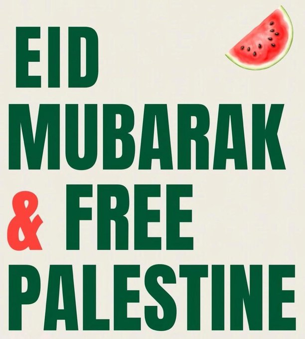 PalestineCultu1's tweet photo. Eid Mubarak &amp; Free Palestine https://t.co/CDKFpT5HYe
