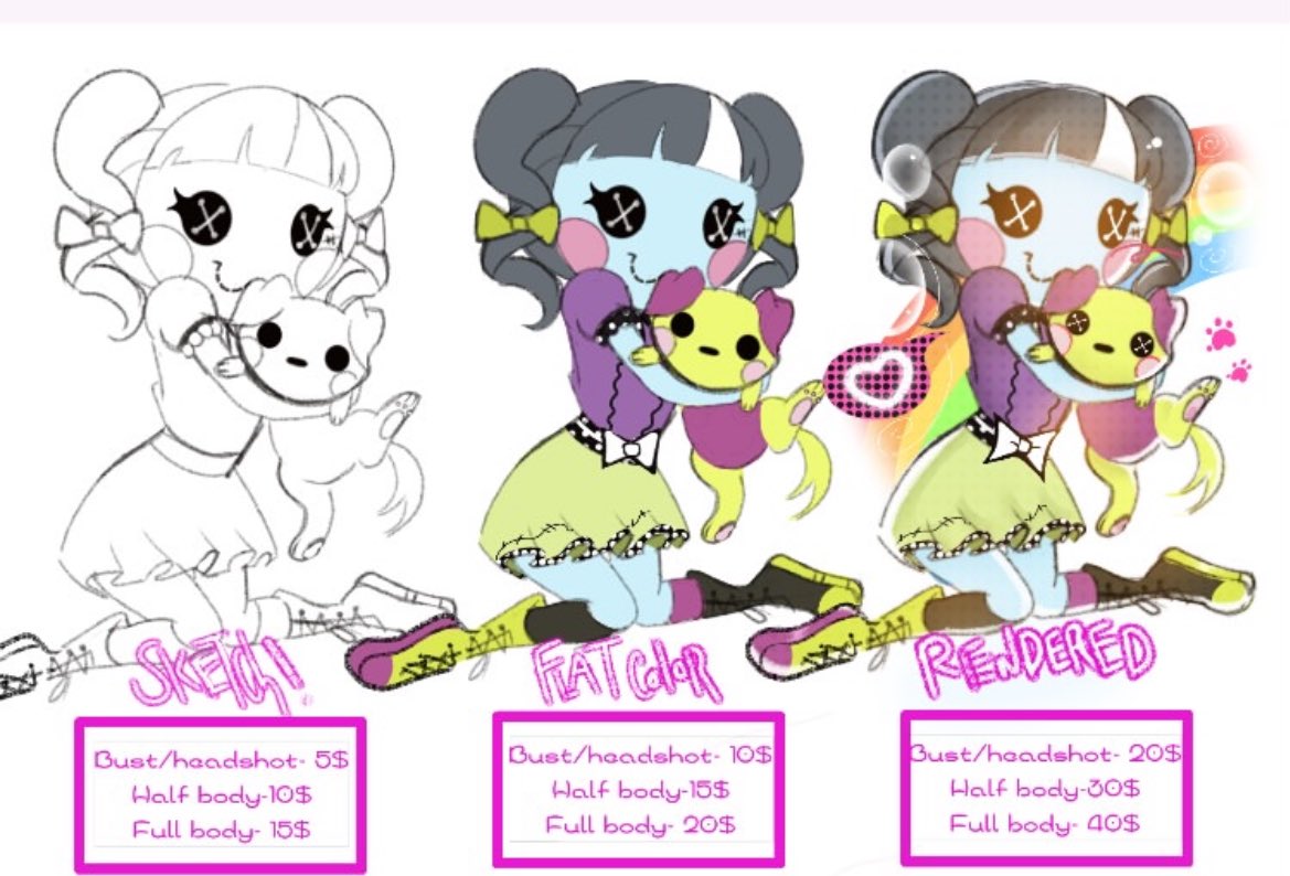 ❤︎⁠ | COMMISSION OPENED! tweet media