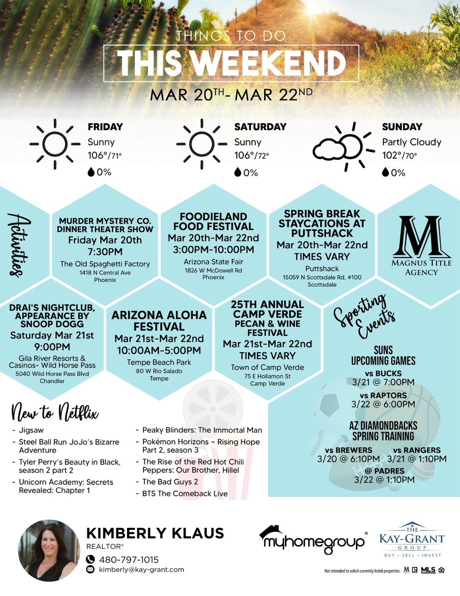 KimKlausSellsAZ's tweet photo. Things to do around #Scottsdale! 🌵🍋☀️🏡 https://t.co/TLTdCJckK1