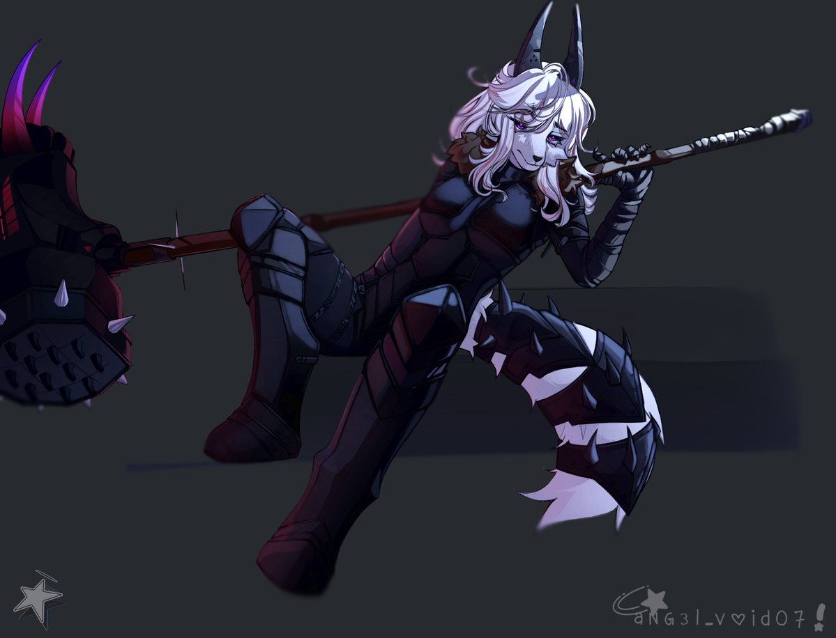 I forgot to post this, but heres a commission i did!

#art #artcommission #illustration #furry #fursona