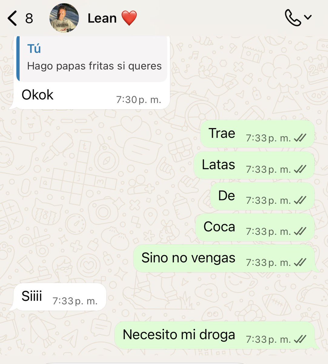 Mi única adicción 🤣 intento en la semana consumir solo agua pero el viernes ya se desmadra todo