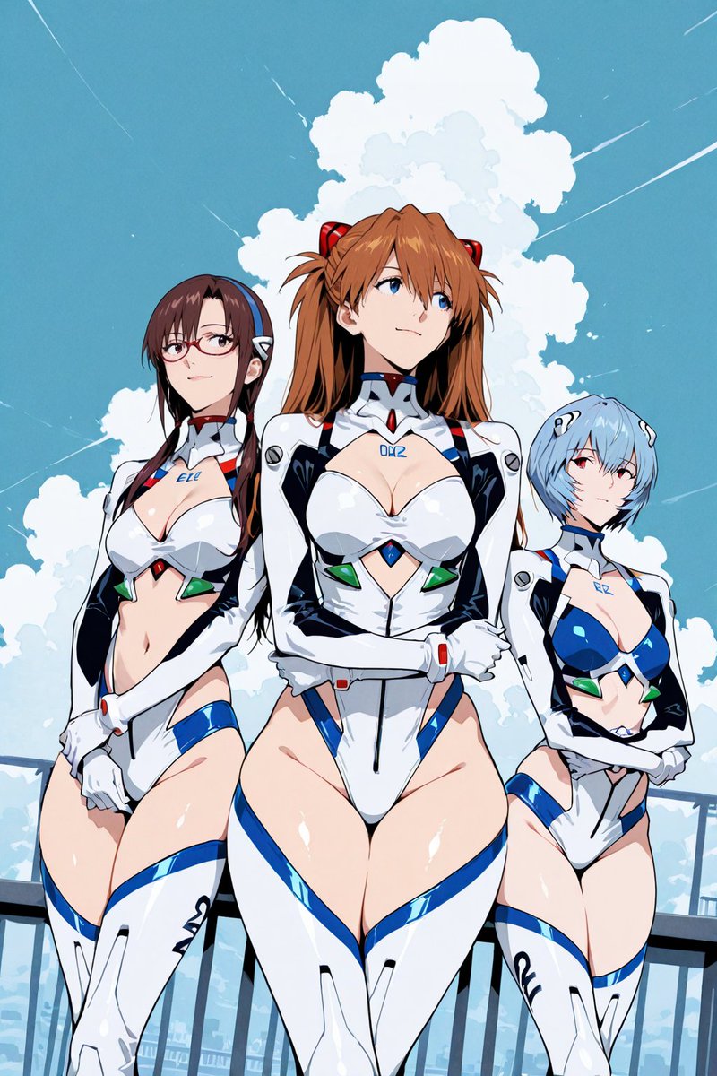 tanicoILLUsub's tweet photo. AIart 生成AI (予約/Scheduled) SFW
●マリ アスカ レイ プラグレースクイーンスーツ
●Mari Asuka Rei Plug Race Queen Suit
こんちは～ / Hello～
＃EVANGELION ＃エヴァンゲリオン https://t.co/IPwAraePha