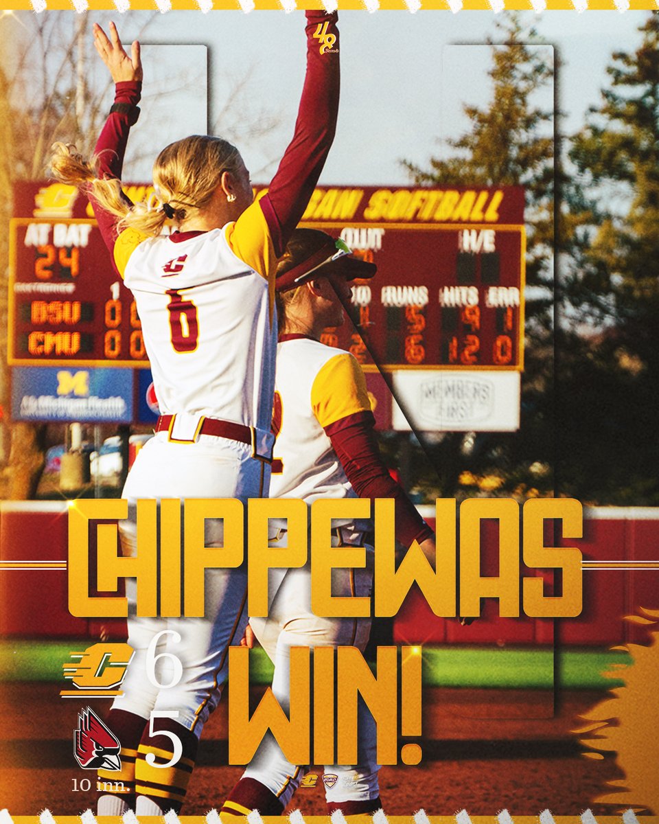 CMU Softball tweet media