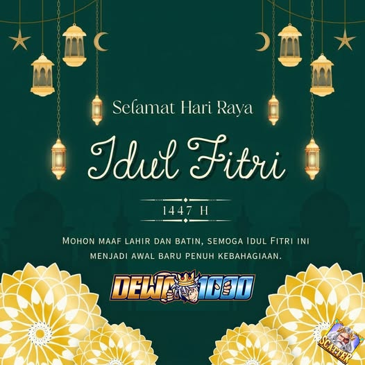 dewa1000ofc's tweet photo. Kami keluarga besar DEWA1000 mengucapkan Selamat Hari Raya Idul Fitri, Mohon Maaf Lahir dan Batin 

#dewa1000 #dewa1000login #dewa1000daftar #dewa1000link #dewa1000linkalternatif #dewa1000alternatif #dewa1000linklogin #dewa1000alternatiflogin #dewa1000slot #dewa1000slotlogin https://t.co/dVO7RfjJyg