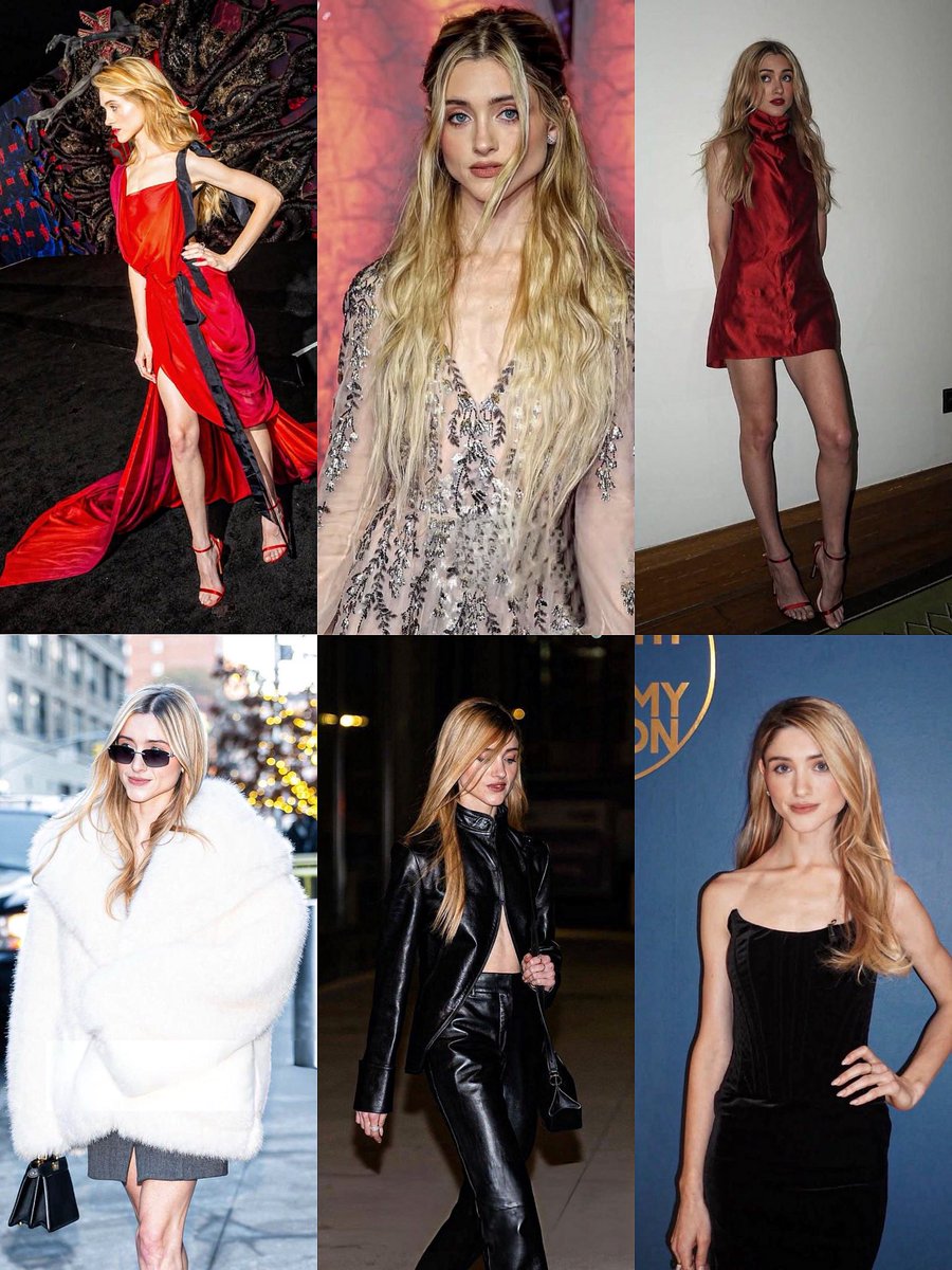 nataliasfilm's tweet image. the way natalia dyer ate every outfit during the stranger things s5 press