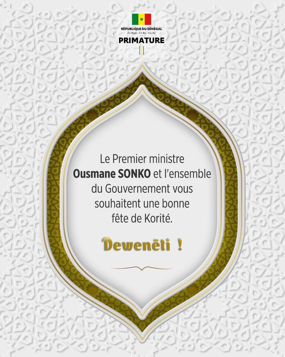 Gouvernement du Sénégal tweet media