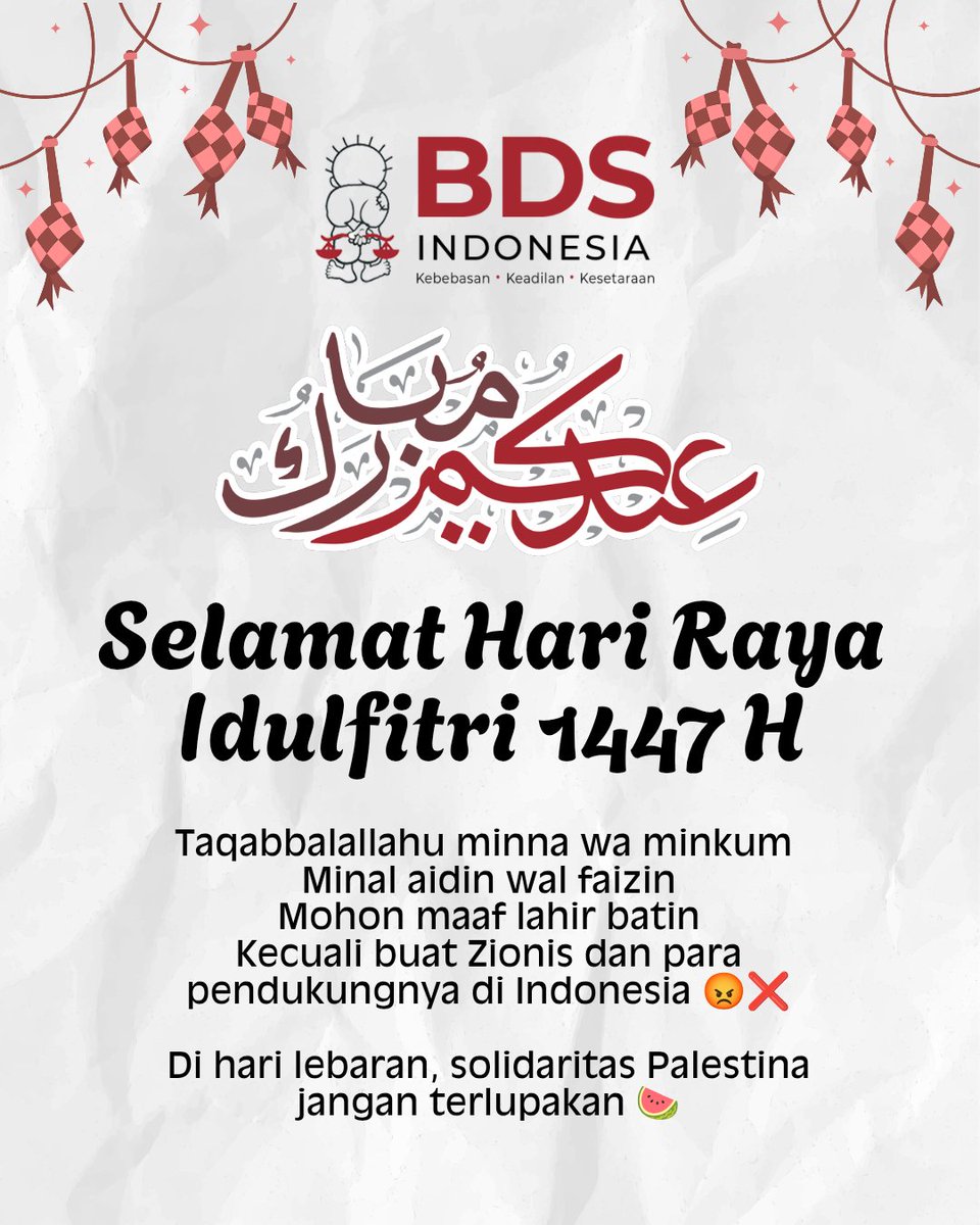 Gerakan BDS di Indonesia tweet media