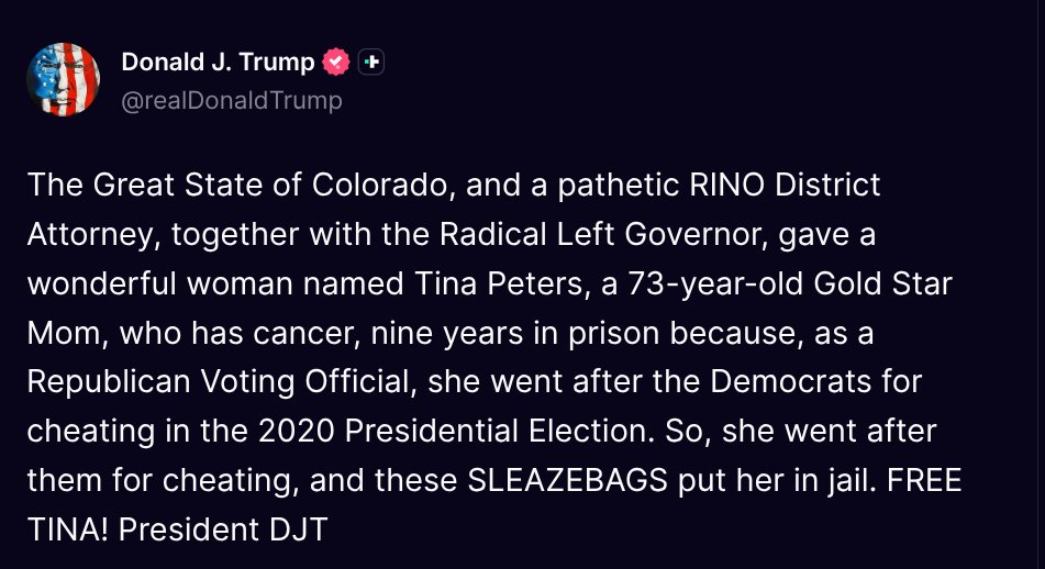 Fan Donald J. Trump 🇺🇸 TRUTH POSTS tweet media