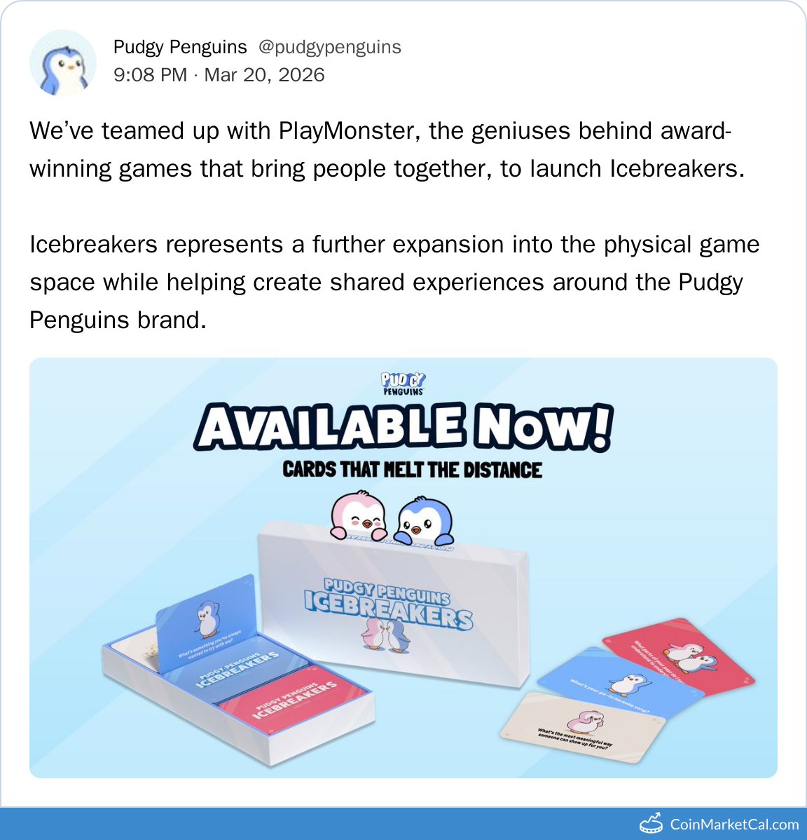 CoinMarketCal Bot tweet media