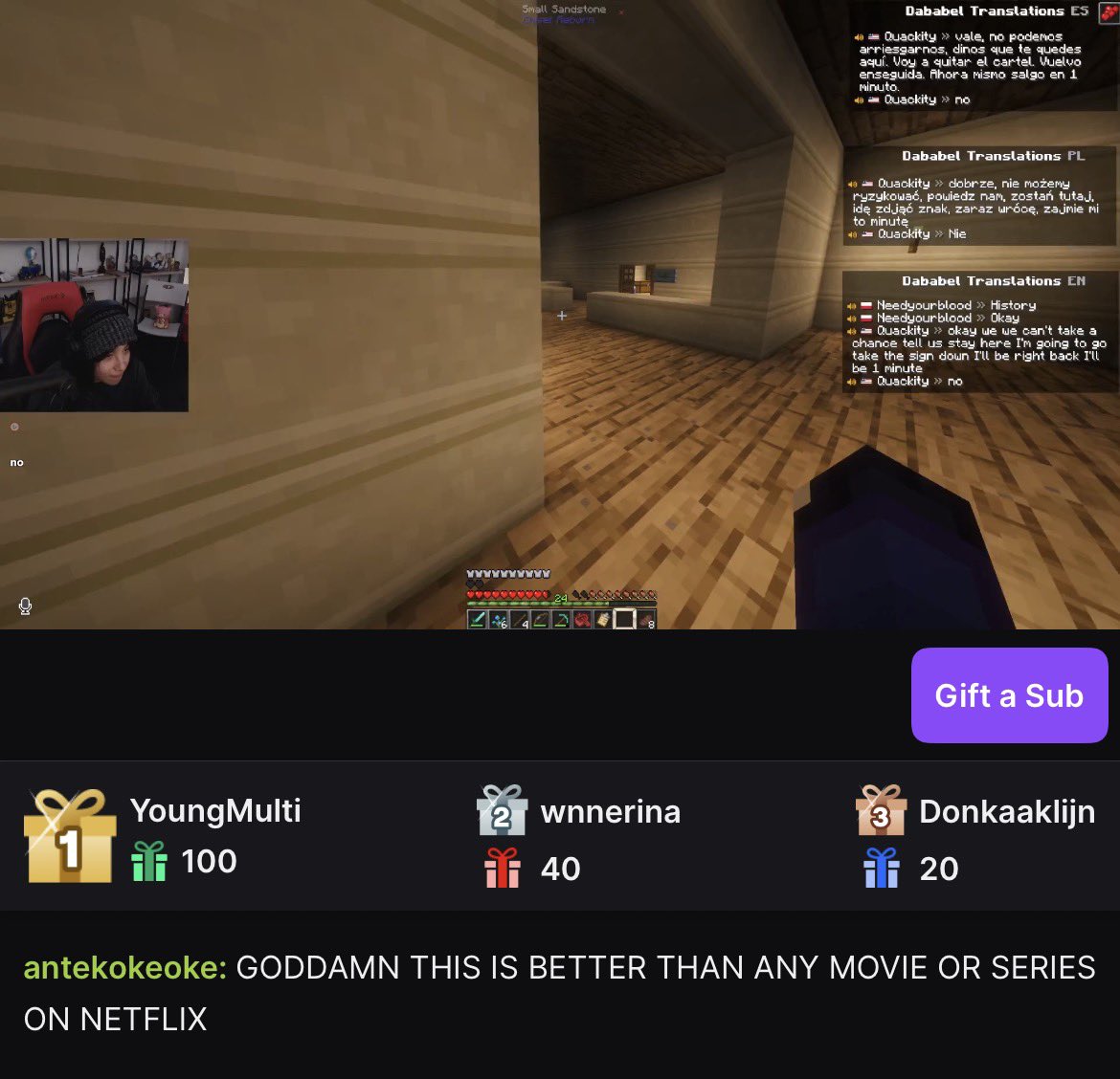 Quackity chat out of context tweet media