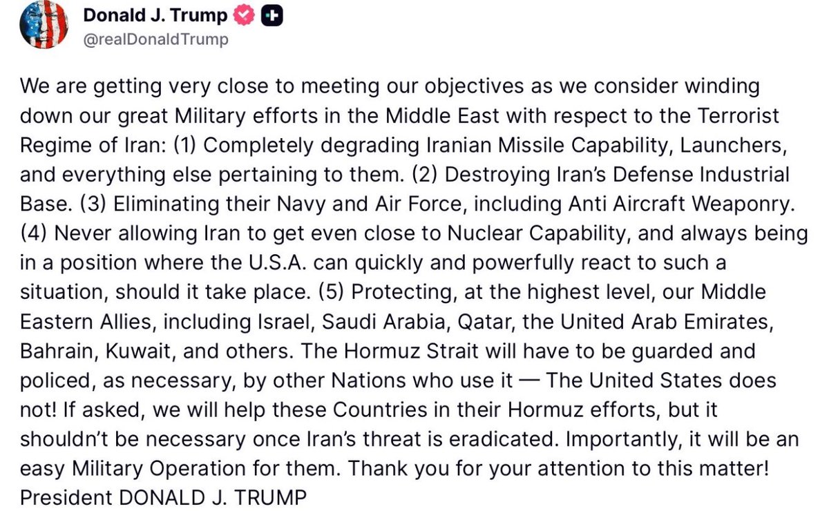 JUST IN: TRUMP PULLING OUT OF THE MIDDLE EAST AFTER LOSING