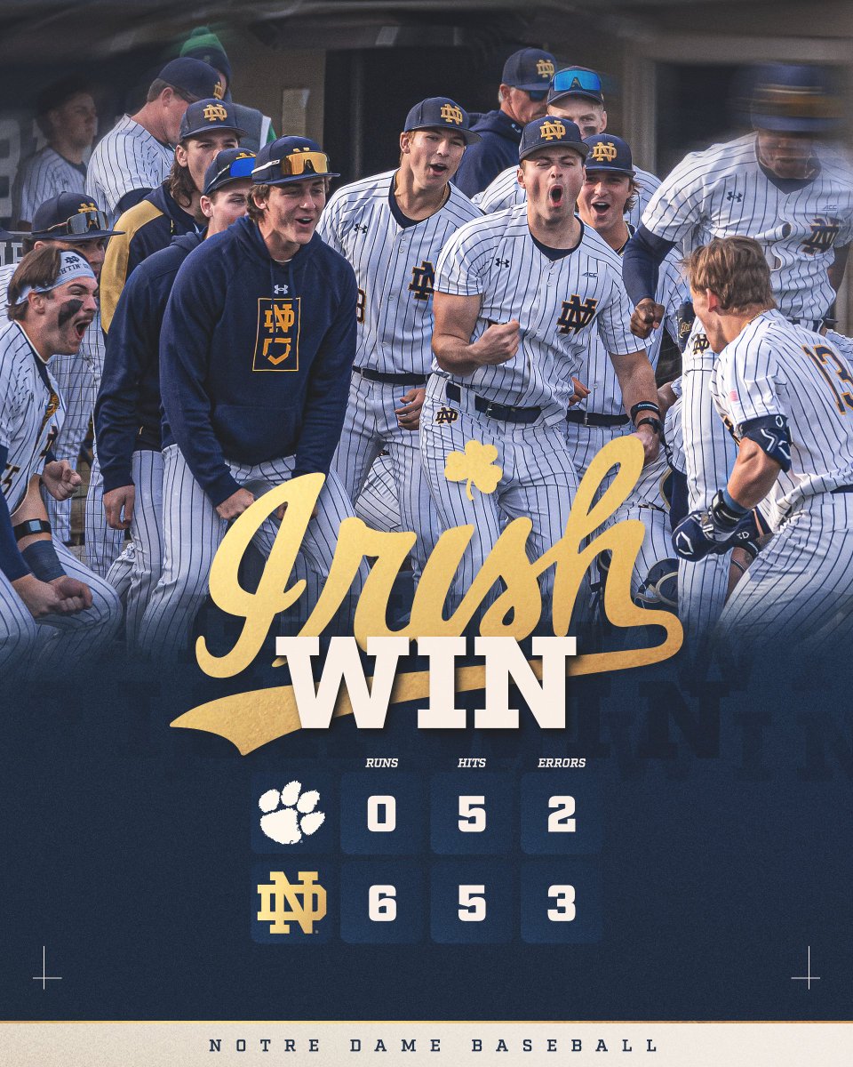 Notre Dame Baseball tweet media