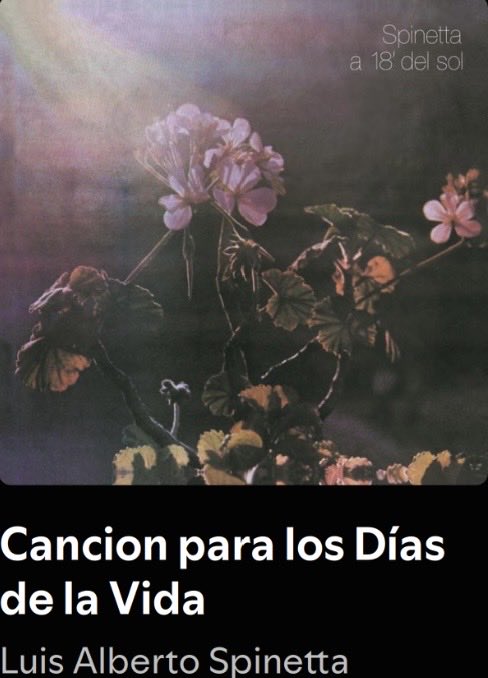 La muerte, la vida, la canción.
