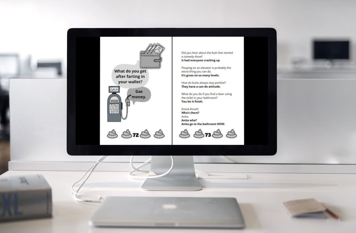 My FREE E-BOOK!!! Download 300 Fully Loaded Riddles Stinky Toilet Humor for FREE!!!!! #toiletjokes #fartjokes #farts #bathroomhumor #BookGiveaway #BookMarketing #KindleBargain #FreeKindleReads amazon.com/dp/B0DKCJ55VP