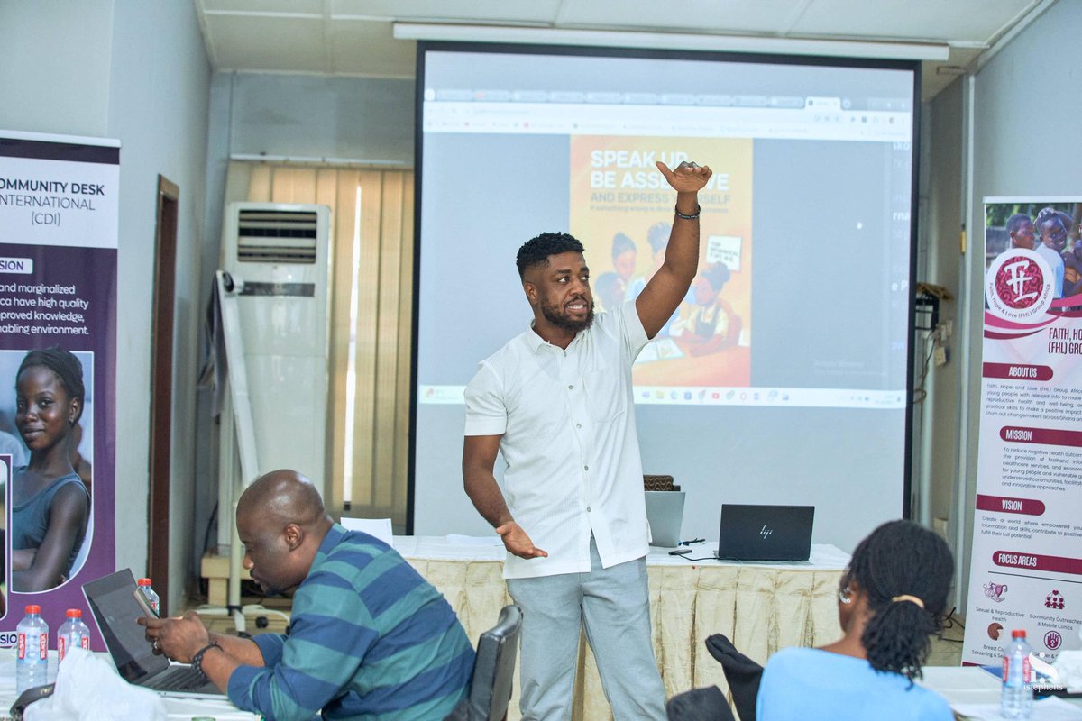 groupfhl's tweet photo. What if the policies for young people with disabilities are missing their voices?In partnership with Community Desk International, and with support from the Roddenberry Foundation, we present #AmplifyingVoices, an initiative that seeks to empower disabled youth living in Ghana. https://t.co/ha3GEhlxMl