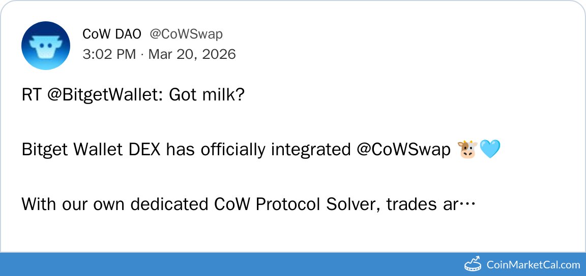 CoinMarketCal Bot tweet media