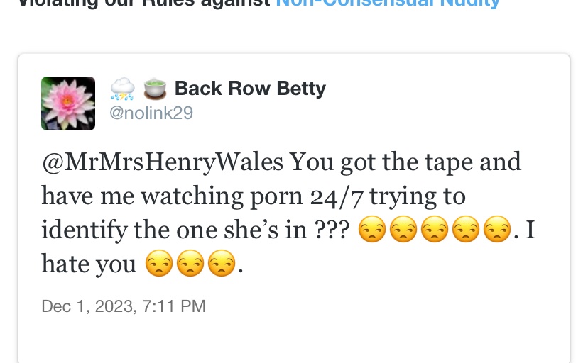 ⛈️ 🍵 Back Row Betty tweet media