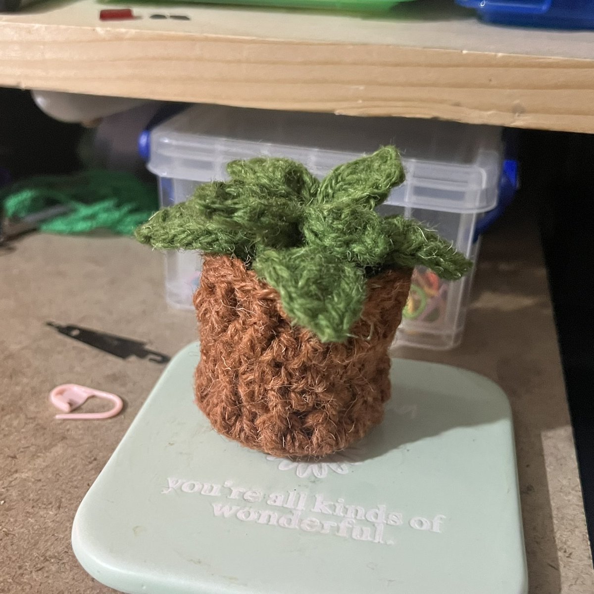 MadeFromChaos's tweet photo. 75/365. I love this little plant pot I made. 😊 https://t.co/dZdQ3gzuoO