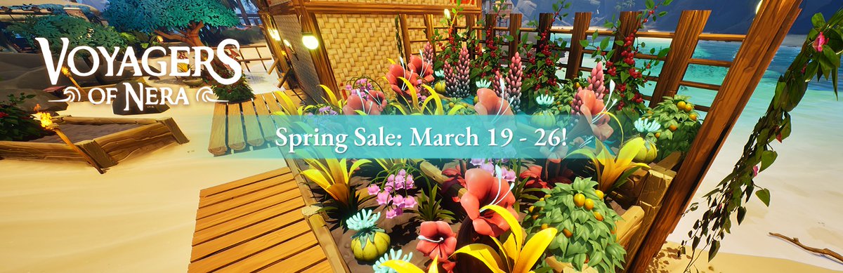 VoyagersofNera's tweet photo. Reminder! Voyagers of Nera is on sale right now for the Steam Spring Sale. With our big patch just around the corner, now's a perfect time to dive in! 🤿 

✨Snag your copy of Voyagers for 34% off~

Or grab the Founder's Pack for 20% off! ⛵️ https://t.co/tNRaaKf8k1