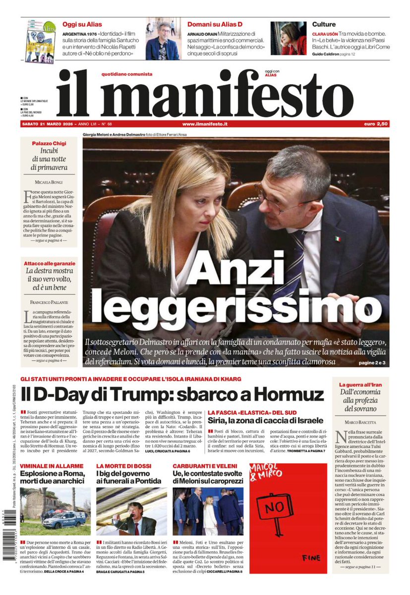 il manifesto tweet media