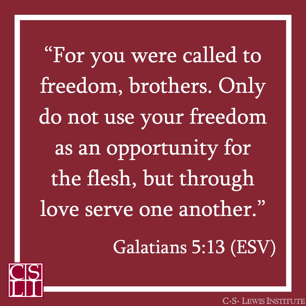 C.S. Lewis Institute tweet media