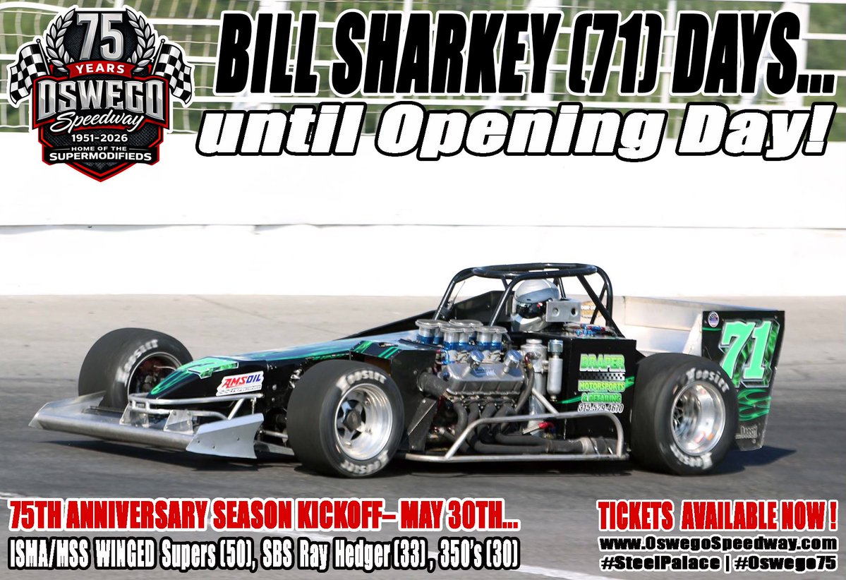 Oswego Speedway tweet media