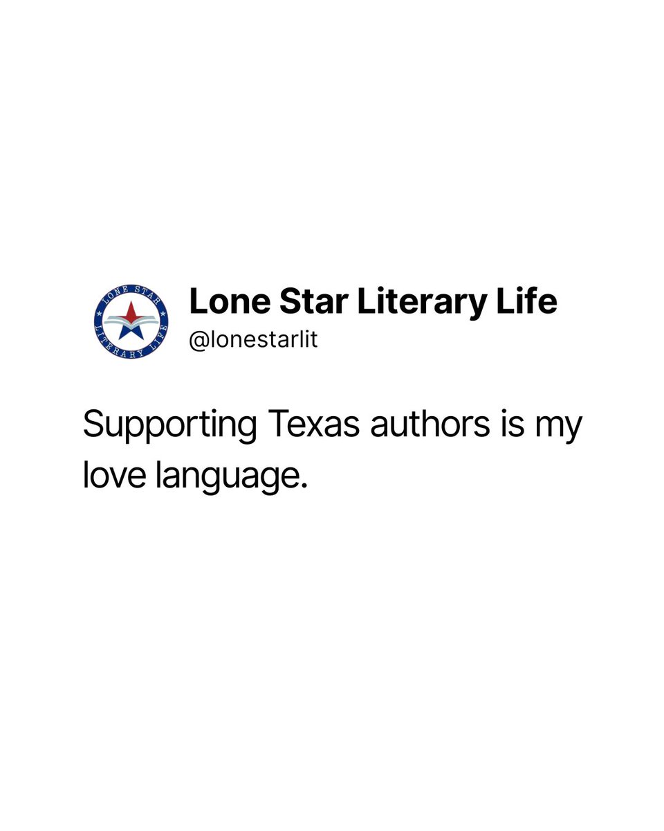 Lone Star Literary tweet media
