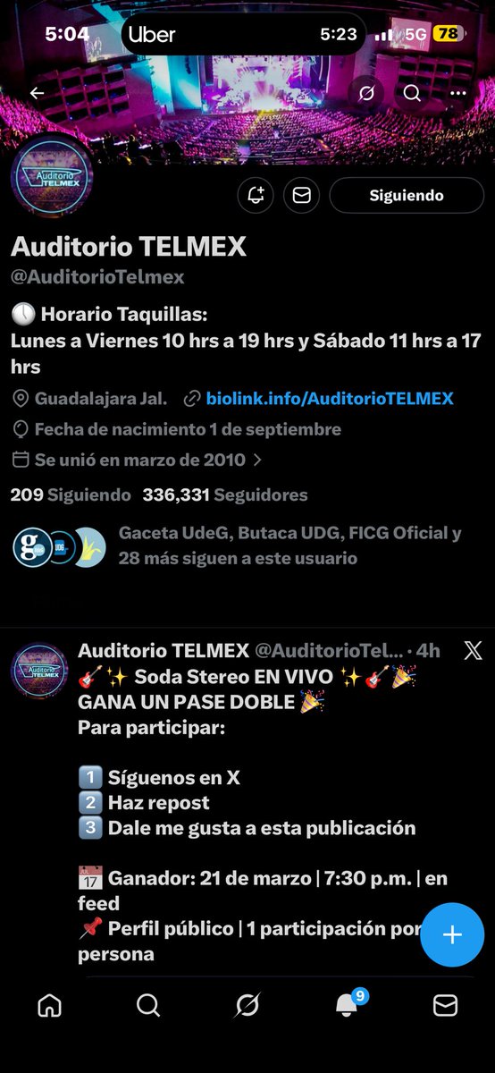 ichram02's tweet photo. @AuditorioTelmex Participando🫶🏻🫶🏻🫶🏻 https://t.co/dxKr6kgANz