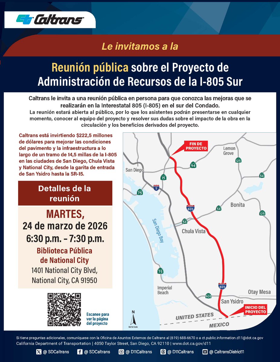 Caltrans District 11 tweet media