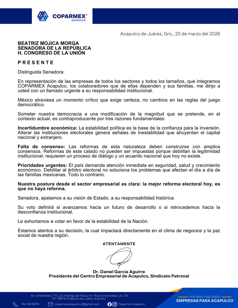 COPARMEX ACAPULCO Of tweet media