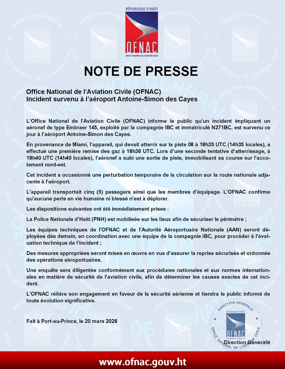 OFNAC Haiti tweet media