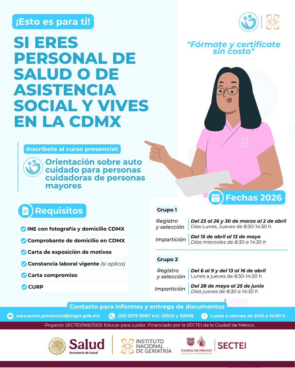 Instituto Nacional de Geriatría - México tweet media